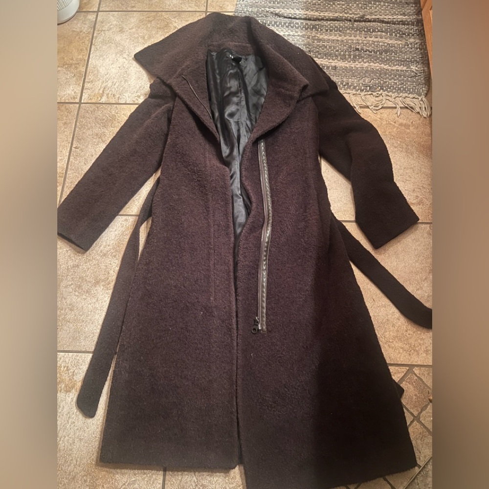 Searle Dark Brown Trench Coat